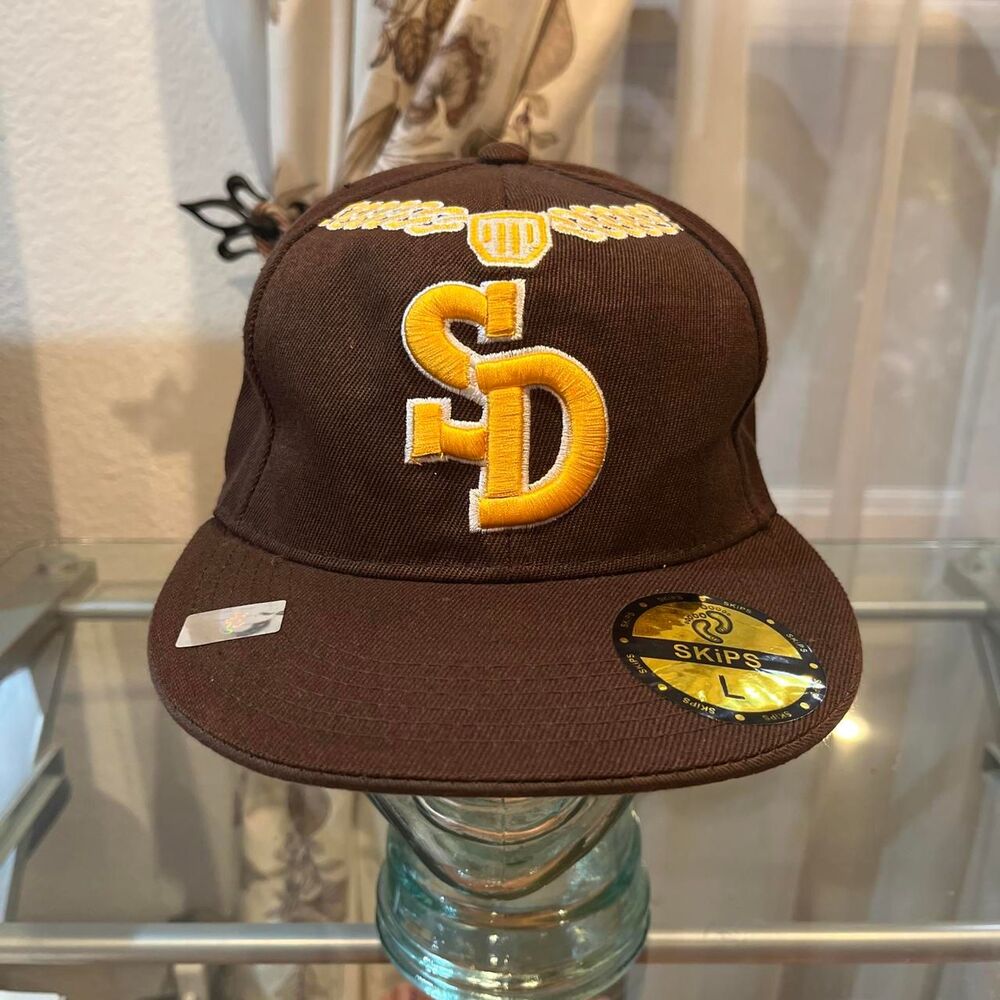 Mlb Men's Brown and Black Hat